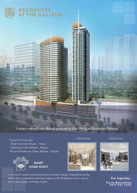Residences at The Galleon: Ortigas Center Condo for Sale .